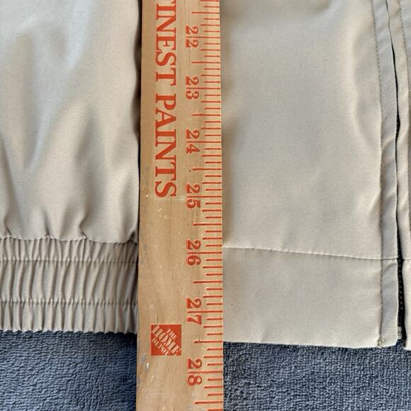 Polo Ralph Lauren Jacket Men’s XXL Beige Harrington Windbreaker Flannel Lined - Picture 14 of 14